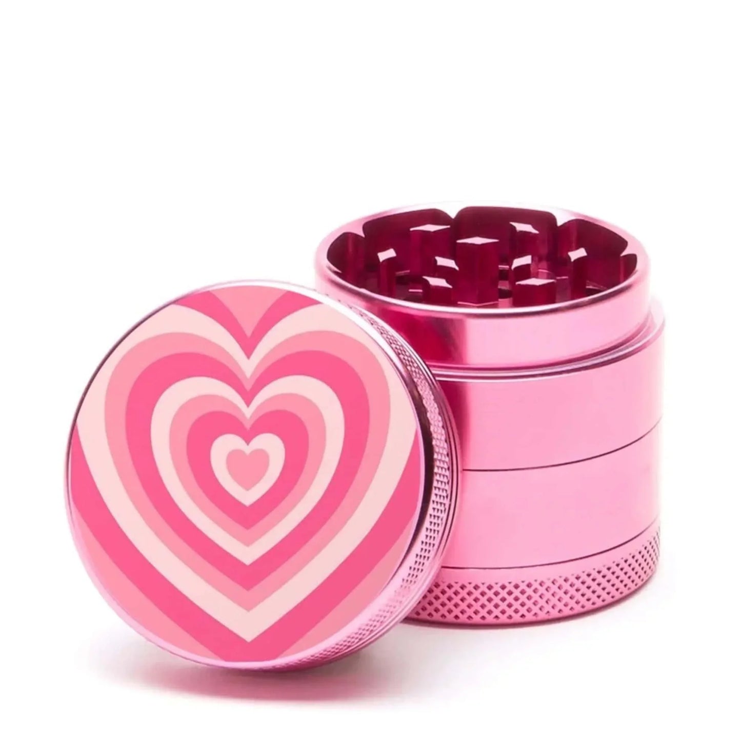 Grinder Cœur Rose en Aluminium